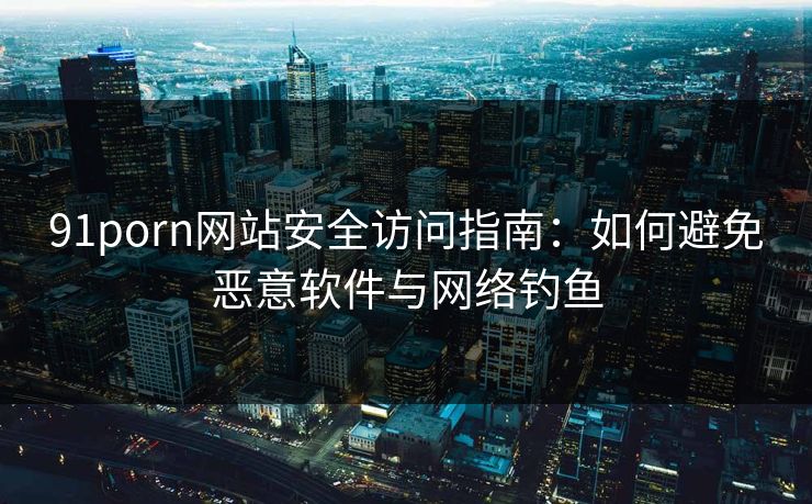 91porn网站安全访问指南：如何避免恶意软件与网络钓鱼  第1张